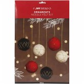 Creativ Company DIY Sets Nadelfilzen Weihnachtsbaumkugeln, D 6 cm, 6er Set, Kreativ Box Creativ Company DIY Sets Nadelfilzen Weihnachtsbaumkugeln, D 6 cm, 6er Set, Kreativ Box