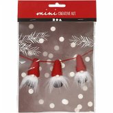 Creativ Company DIY Sets Nadelfilzen Mini Kreativ Set, Weihnachtswichtel an einem Seil, H 6 cm, Kreativ Box Creativ Company DIY Sets Nadelfilzen Mini Kreativ Set, Weihnachtswichtel an einem Seil, H 6 cm, Kreativ Box