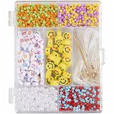 Creativ Company DIY Sets Beads Kreativ Mix Schmuck, Kräftige Farben, Fruchtmischung, Kreativ Box Creativ Company DIY Sets Beads Kreativ Mix Schmuck, Kräftige Farben, Fruchtmischung, Kreativ Box