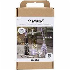 Creativ Company DIY Sets Macramé Kreativ Set Macramé, Glasdeko, Kreativ Box