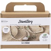 Creativ Company DIY Sets Beads Mini Kreativ Set Schmuck, Halskette und Armband aus Aventurin-Quarz, Kreativ Box Creativ Company DIY Sets Beads Mini Kreativ Set Schmuck, Halskette und Armband aus Aventurin-Quarz, Kreativ Box