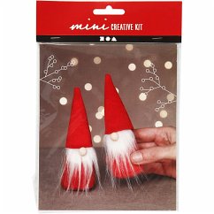 Cover Creativ Company DIY Sets Filz & Fleece Mini Kreativ Set, Rot, Weihnachtswichtel, H 12 cm, Kreativ Box