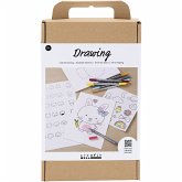 Creativ Company DIY Sets Zeichnen Kreativ Set Zeichnen, Pastellfarben, Gemischte Holzfiguren, Kreativ Box Creativ Company DIY Sets Zeichnen Kreativ Set Zeichnen, Pastellfarben, Gemischte Holzfiguren, Kreativ Box