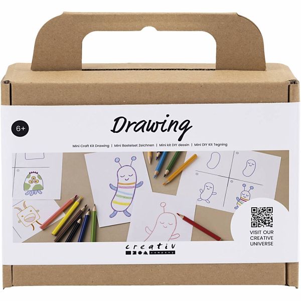 Creativ Company DIY Sets Zeichnen Mini Kreativ Set Zeichnen, Monster, Kreativ Box Creativ Company DIY Sets Zeichnen Mini Kreativ Set Zeichnen, Monster, Kreativ Box