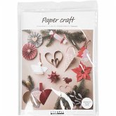 Creativ Company Packung mit Motiven zum Ausschneiden, Weihnachten, Natur, Rot, Weiß Creativ Company Packung mit Motiven zum Ausschneiden, Weihnachten, Natur, Rot, Weiß