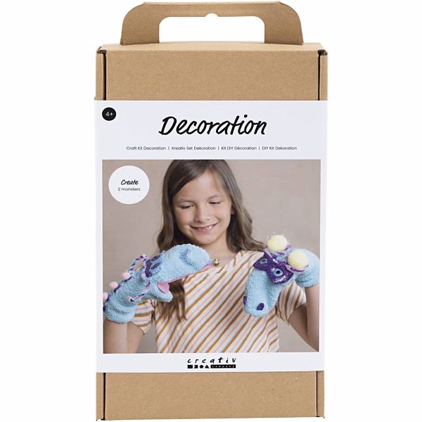 Creativ Company DIY Sets Basisversion Kreativ Set Dekoration , Sortierte Farben, Sockenmonster, Kreativ Box Creativ Company DIY Sets Basisversion Kreativ Set Dekoration , Sortierte Farben, Sockenmonster, Kreativ Box