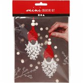 Creativ Company DIY Sets Macramé Mini Kreativ Set, Weihnachtswichtel aus Macramé, H 14 cm, Kreativ Box Creativ Company DIY Sets Macramé Mini Kreativ Set, Weihnachtswichtel aus Macramé, H 14 cm, Kreativ Box