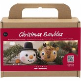 Creativ Company DIY Sets Modellieren Mini Kreativ Set Weihnachtskugeln, Rentier und Schneemann, Kreativ Box Creativ Company DIY Sets Modellieren Mini Kreativ Set Weihnachtskugeln, Rentier und Schneemann, Kreativ Box
