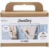 Creativ Company DIY Sets Beads Mini Kreativ Set Schmuck, Halskette und Ohrringe aus Kristallen, Kreativ Box Creativ Company DIY Sets Beads Mini Kreativ Set Schmuck, Halskette und Ohrringe aus Kristallen, Kreativ Box