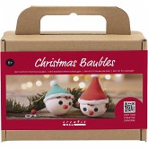 Creativ Company DIY Sets Modellieren Mini Kreativ Set Weihnachtskugeln, Rote und grüne Wichtel, Kreativ Box Creativ Company DIY Sets Modellieren Mini Kreativ Set Weihnachtskugeln, Rote und grüne Wichtel, Kreativ Box