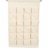 Creativ Company Wohndekoration mit Stoff Organizer-Taschen zum Aufhängen, Hellnatur, H 93 cm, B 60 cm, 1 Stk Creativ Company Wohndekoration mit Stoff Organizer-Taschen zum Aufhängen, Hellnatur, H 93 cm, B 60 cm, 1 Stk