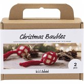 Creativ Company DIY Sets Macramé Kreativ Set Weihnachtskugeln, Weihnachtsrot, Macramé, Kreativ Box Creativ Company DIY Sets Macramé Kreativ Set Weihnachtskugeln, Weihnachtsrot, Macramé, Kreativ Box