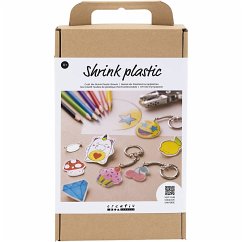Creativ Company DIY Sets Plastikschrumpffolie Kreativ Mix Plastikschrumpfplatten , Accessoires, Kreativ Box