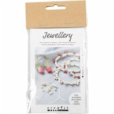 Creativ Company DIY Sets Beads Mini Kreativ Set Schmuck, Elastisches Armband und Ohrring, Kreativ Box Creativ Company DIY Sets Beads Mini Kreativ Set Schmuck, Elastisches Armband und Ohrring, Kreativ Box