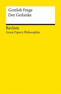 Der Gedanke. [Great Papers Philosophie] (eBook, ePUB) - Frege, Gottlob