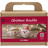Creativ Company DIY Sets Modellieren Mini Kreativ Set Weihnachtskugeln, Weihnachtsmann und Engel, Kreativ Box Creativ Company DIY Sets Modellieren Mini Kreativ Set Weihnachtskugeln, Weihnachtsmann und Engel, Kreativ Box