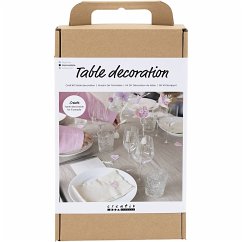 Creativ Company DIY Sets Basisversion Kreativ Set Tischdeko , Pastellfarben, Kreativ Box