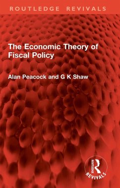 Cover The Economic Theory of Fiscal Policy (eBook, ePUB)