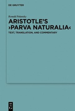 Aristotle's ?Parva naturalia? (eBook, PDF)