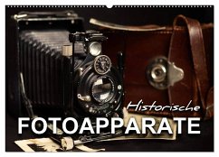 Historische Fotoapparate (Wandkalender 2025 DIN A2 quer), CALVENDO Monatskalender