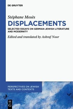 Cover Stéphane Mosès ?Displacements? (eBook, PDF)