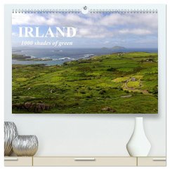 IRLAND. 1000 shades of green (hochwertiger Premium Wandkalender 2025 DIN A2 quer), Kunstdruck in Hochglanz