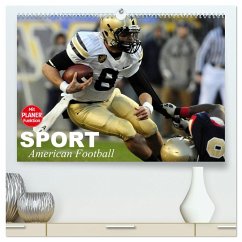 Sport. American Football (hochwertiger Premium Wandkalender 2025 DIN A2 quer), Kunstdruck in Hochglanz