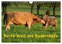 Bunte Welt des Bauernhofs (Wandkalender 2025 DIN A4 quer), CALVENDO Monatskalender - Calvendo;Münzel-Hashish - www.tierphotografie.com, Angela