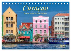 Curaçao - bunte Insel in der Karibik (Tischkalender 2025 DIN A5 quer), CALVENDO Monatskalender