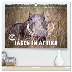 Emotionale Momente: Jagen in Afrika. (hochwertiger Premium Wandkalender 2025 DIN A2 quer), Kunstdruck in Hochglanz