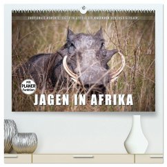 Emotionale Momente: Jagen in Afrika. (hochwertiger Premium Wandkalender 2025 DIN A2 quer), Kunstdruck in Hochglanz - Calvendo;Gerlach, Ingo