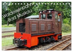 Waldeisenbahn Bad Muskau (Tischkalender 2025 DIN A5 quer), CALVENDO Monatskalender