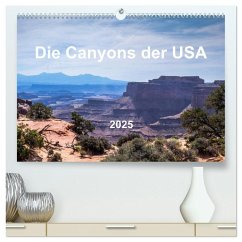 Die Canyons der USA (hochwertiger Premium Wandkalender 2025 DIN A2 quer), Kunstdruck in Hochglanz