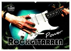 Rockgitarren Power (Wandkalender 2025 DIN A2 quer), CALVENDO Monatskalender - Calvendo;Bleicher, Renate