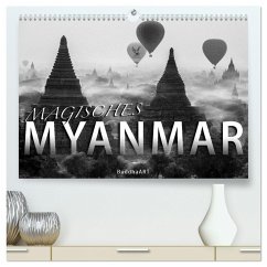 MAGISCHES MYANMAR (hochwertiger Premium Wandkalender 2025 DIN A2 quer), Kunstdruck in Hochglanz - Calvendo;BuddhaART
