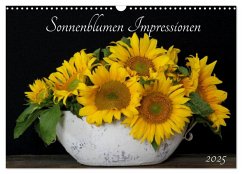 Sonnenblumen Impressionen (Wandkalender 2025 DIN A3 quer), CALVENDO Monatskalender