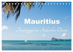 Mauritius - Trauminsel im Indischen Ozean (Tischkalender 2025 DIN A5 quer), CALVENDO Monatskalender - Calvendo;Carina-Fotografie