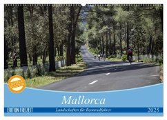 Mallorca: Die schönsten Landschaften für Rennradfahrer (Wandkalender 2025 DIN A2 quer), CALVENDO Monatskalender - Calvendo;Poul, Herbert