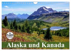 Alaska und Kanada (Wandkalender 2025 DIN A4 quer), CALVENDO Monatskalender - Calvendo;Stanzer, Elisabeth