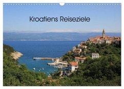 Kroatiens Reiseziele (Wandkalender 2025 DIN A3 quer), CALVENDO Monatskalender