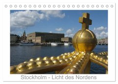 Stockholm - Licht des Nordens (Tischkalender 2025 DIN A5 quer), CALVENDO Monatskalender