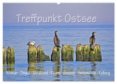 Treffpunkt Ostsee (Wandkalender 2025 DIN A2 quer), CALVENDO Monatskalender