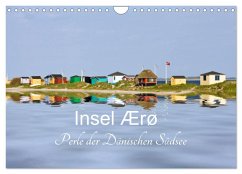 Insel Ærø - Perle der Dänischen Südsee (Wandkalender 2025 DIN A4 quer), CALVENDO Monatskalender - Calvendo;Carina-Fotografie