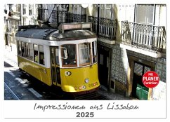 Impressionen aus Lissabon (Wandkalender 2025 DIN A3 quer), CALVENDO Monatskalender