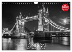 London Stadt an der Themse (Wandkalender 2025 DIN A4 quer), CALVENDO Monatskalender