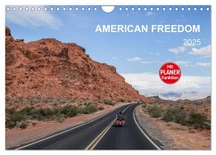 American Freedom - Planer (Wandkalender 2025 DIN A4 quer), CALVENDO Monatskalender