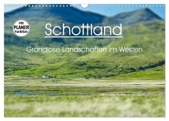 Schottland - grandiose Landschaften im Westen (Wandkalender 2025 DIN A3 quer), CALVENDO Monatskalender