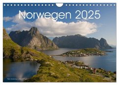 Norwegen (Wandkalender 2025 DIN A4 quer), CALVENDO Monatskalender