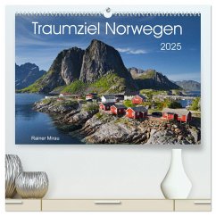 Traumziel Norwegen 2025 (hochwertiger Premium Wandkalender 2025 DIN A2 quer), Kunstdruck in Hochglanz