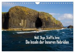 Mull, Skye, Staffa, Iona. Die Inseln der Inneren Hebriden (Wandkalender 2025 DIN A4 quer), CALVENDO Monatskalender - Calvendo;Uppena (GdT), Leon